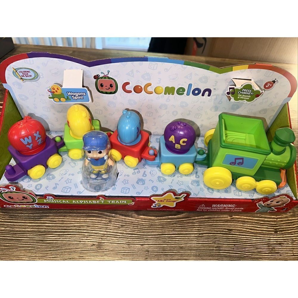 Cocomelon Musical Alphabet Train Wagon Sounds Phrases Educational Toy. New. - Picture 6 of 6